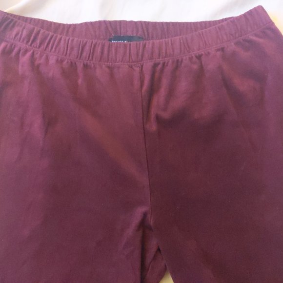 Forever 21 Maroon Flared Leggings/Harem Pants - Picture 5 of 6